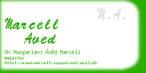 marcell aved business card